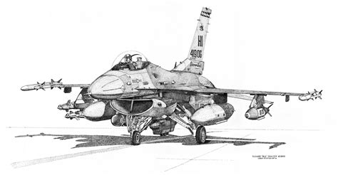 Air Force Jet Drawing