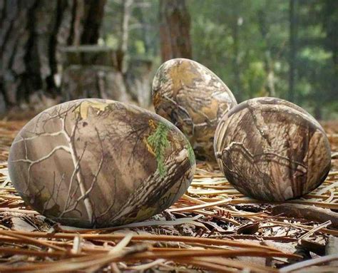 Camouflage Easter Eggs