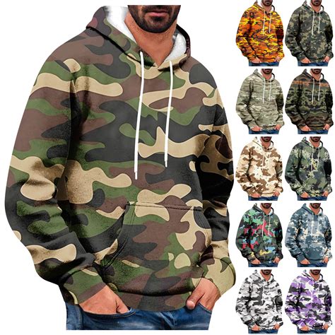 Camouflage Hoodie Men
