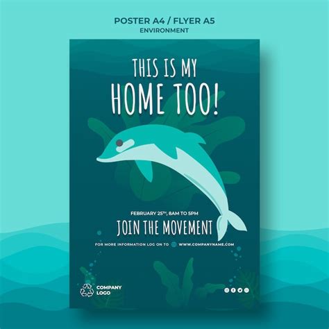 Conservation Of Dolphin Poster