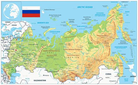 Country Map Russia