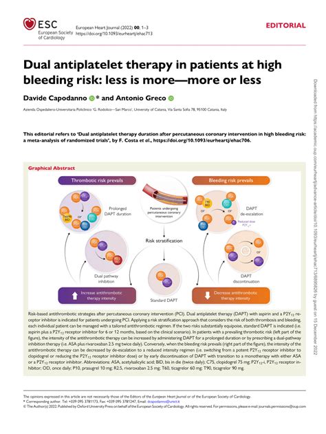 Dual Platelet Therapy