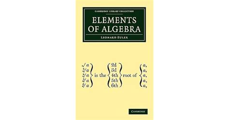 Elements Of Algebra