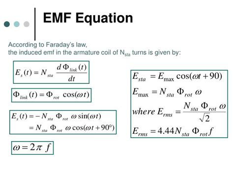 Equation For Emf