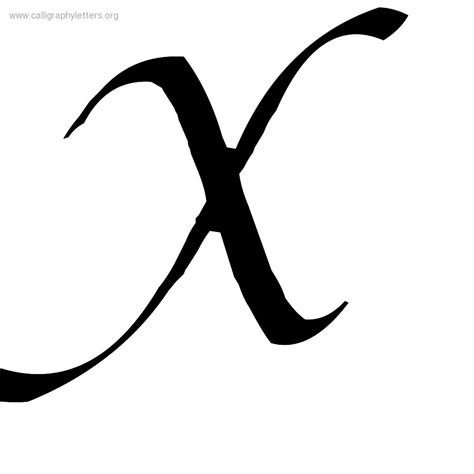 Fancy X Font