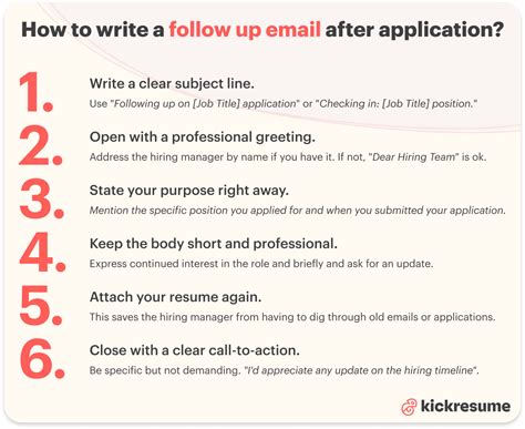 Follow Up Email After Application