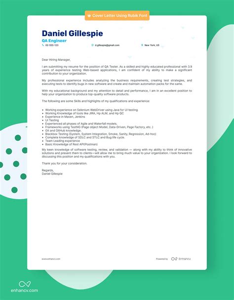 Font For Application Letter