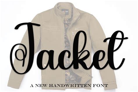 Font For Jacket