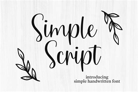 Font For Script