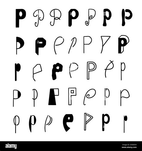 Fonts For Letter P