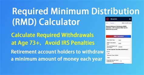 Formula For Rmd Distribution Calculator