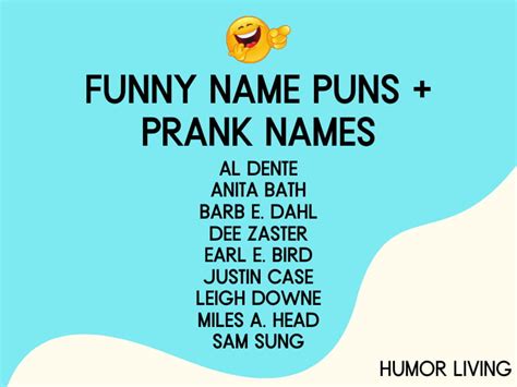 Funny Names For Jokes