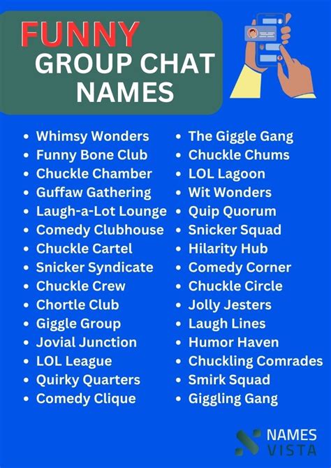Funny Names For Work Group Chats