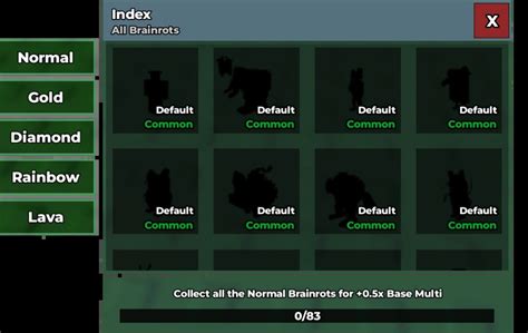Index Of Steal A Brainrot