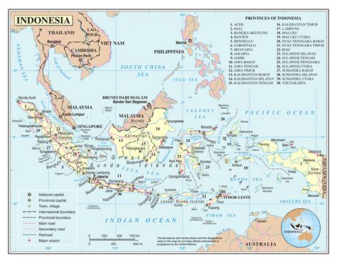 Indonesia Map Detailed