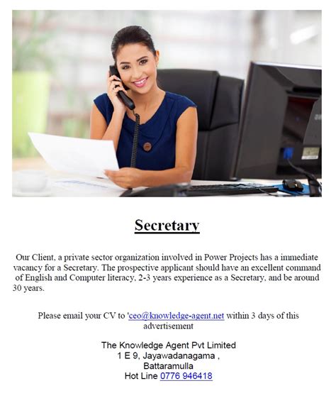 Job Opportunities In Company Secretary