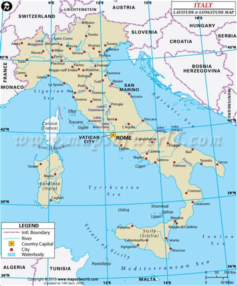 Latitude Of Florence Italy