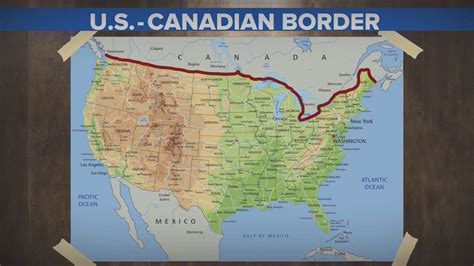 Latitude Of Us Canada Border