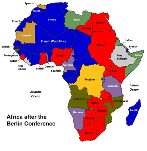 Map Of Africa Berlin Conference