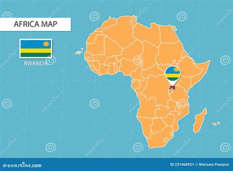 Map Of Africa Rwanda
