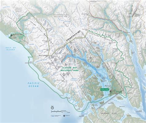 Map Of Alaska Glacier Bay