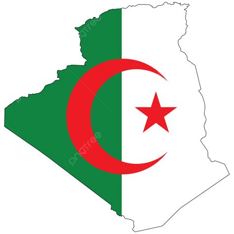 Map Of Algeria Png