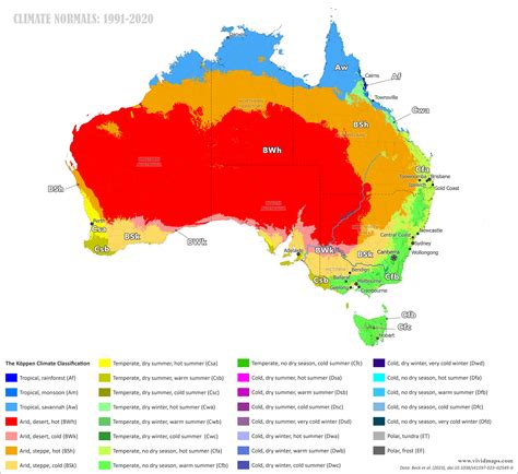 Map Of Australia Climate