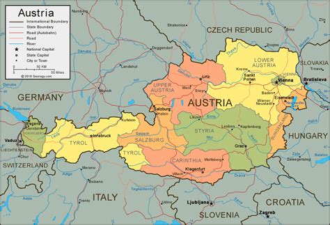 Map Of Austria Map