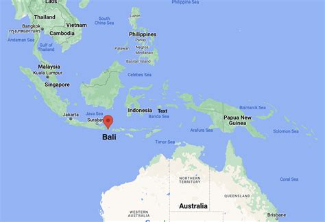 Map Of Bali World