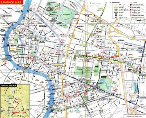 Map Of Bangkok For Tourist