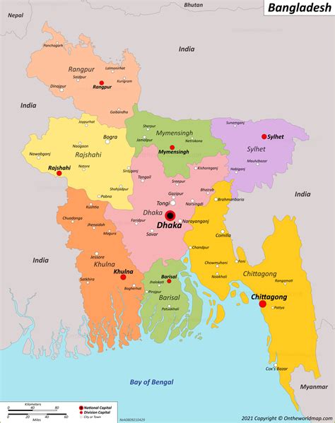 Map Of Bangladesh Picture Pdf