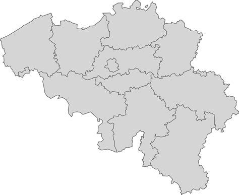 Map Of Belgium Png