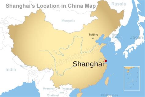 Map Of China Shanghai