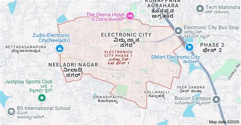 Map Of Electronic City