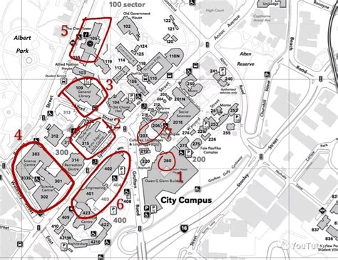 Map Of Uoa City Campus