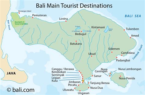 Map Of Us To Bali