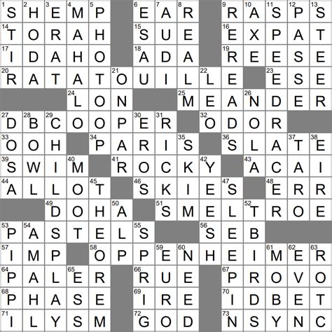 Native To Four Letters Crossword