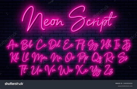 Neon Letters Font