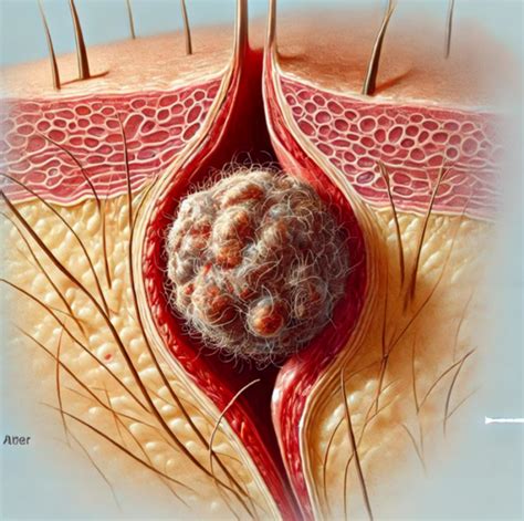 Nest Of Hair Cyst