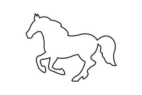 Outline Of Horse