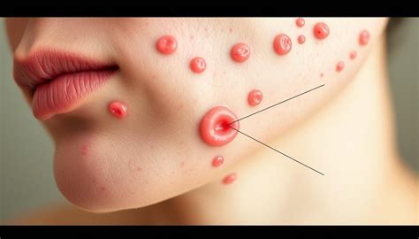 Pimples On Chin Meaning