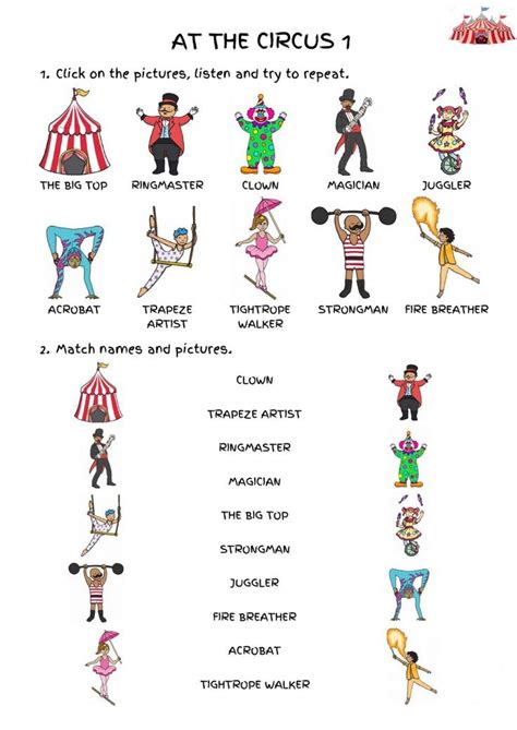 Roles In A Circus