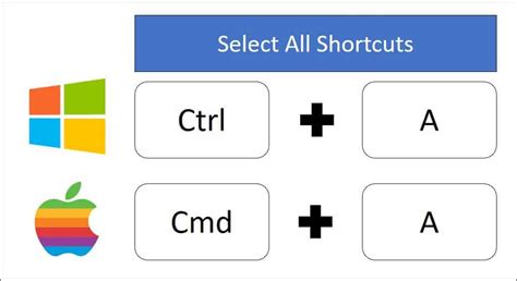 Select All Shortcut Key