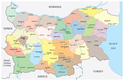 Show Me Map Of Bulgaria