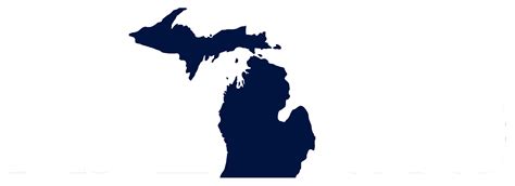 Silhouette Of Michigan