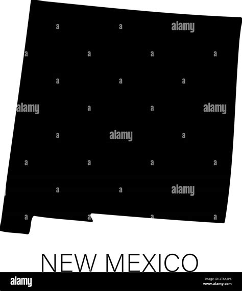 Silhouette Of New Mexico