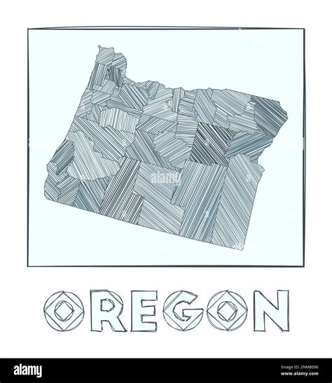 Sketch Of Oregon