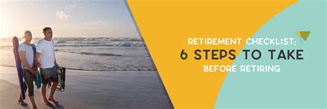 Steps To Take Before Retiring
