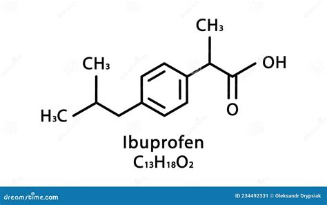 Structure Of Ibuprofen