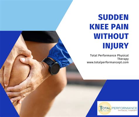 Sudden Knee Pain